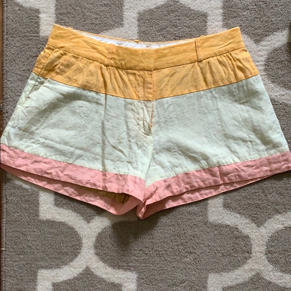 J Crew linen shorts